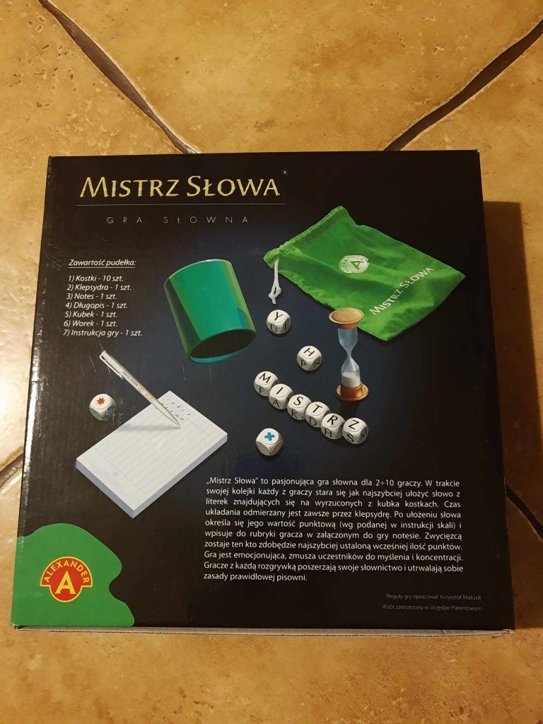 Mistrz słowa gra Alexander