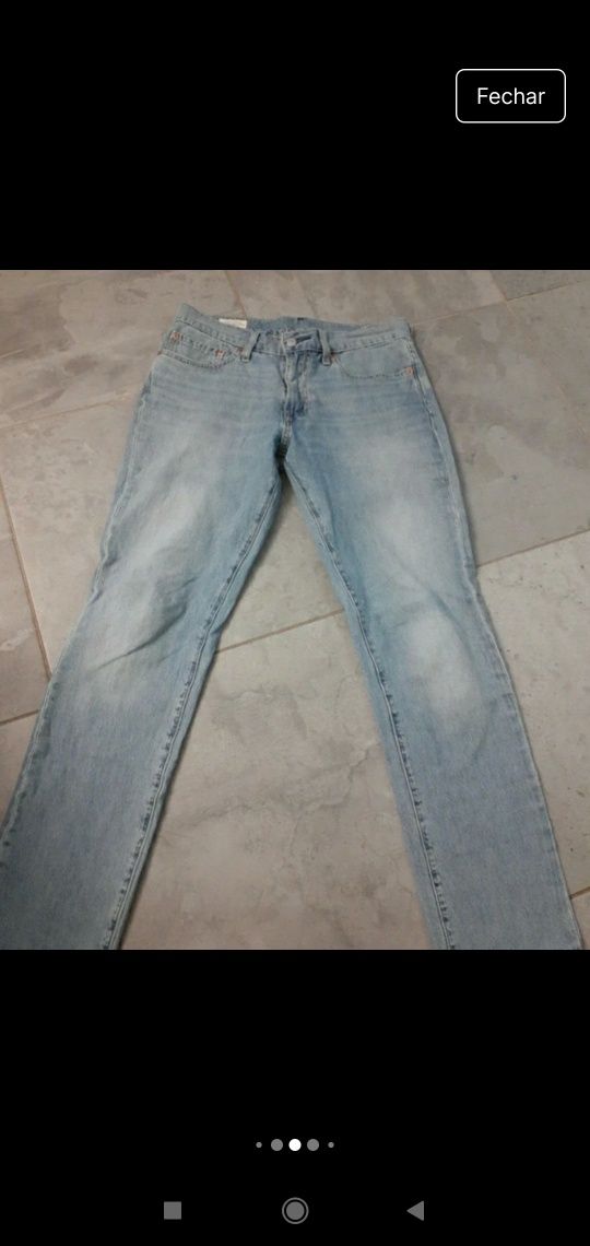 Calças ganga Levis 511
