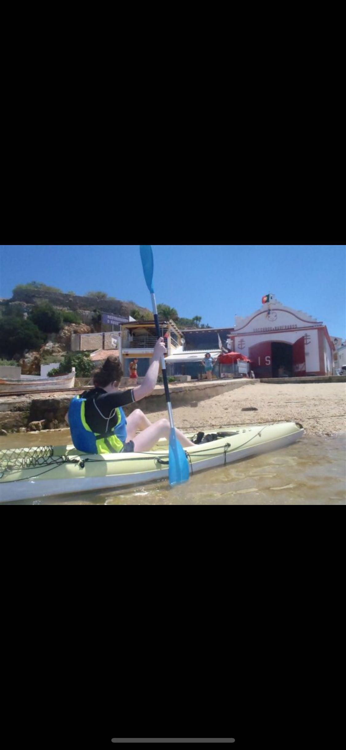 Kayak scarpa bic with rudder and sail