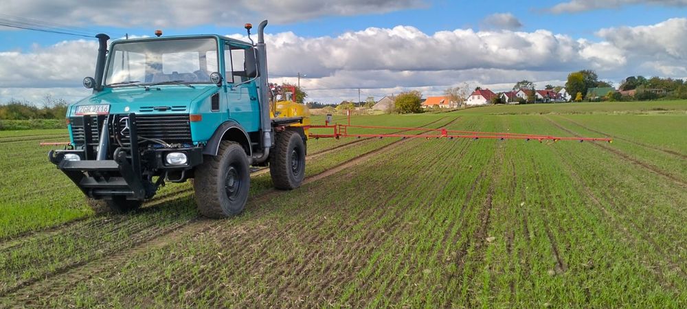 Goldhofer niskopodwozie Unimog 424 Komatsu 75pc-u