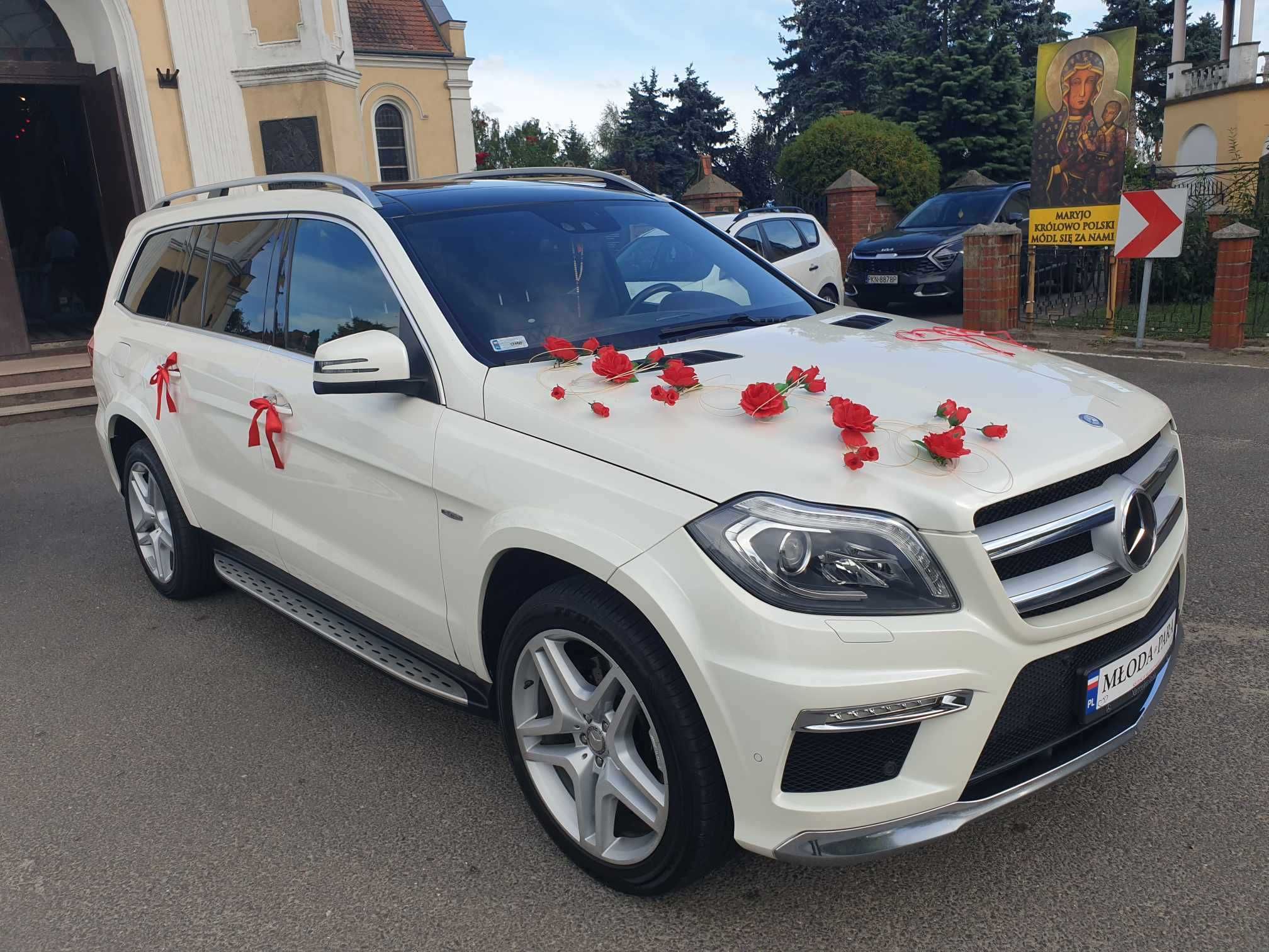 Samochód auto do ślubu Mercedes GL