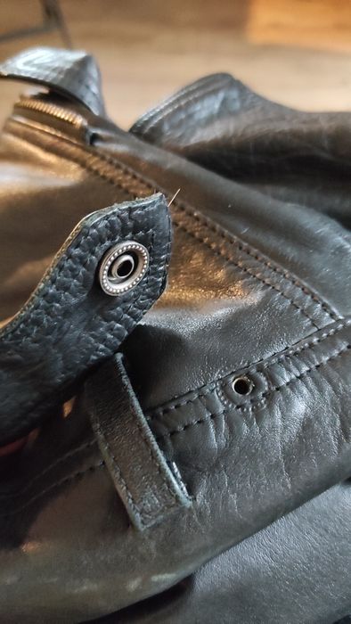 Męska skórzana ramoneska