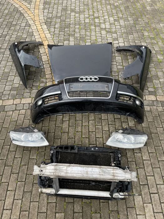 AUDI A6 C6 04- BŁOTNIK LEWY PRAWY MASKA lampa xenon zderzak lewa lewy przód przedni LZ9Y