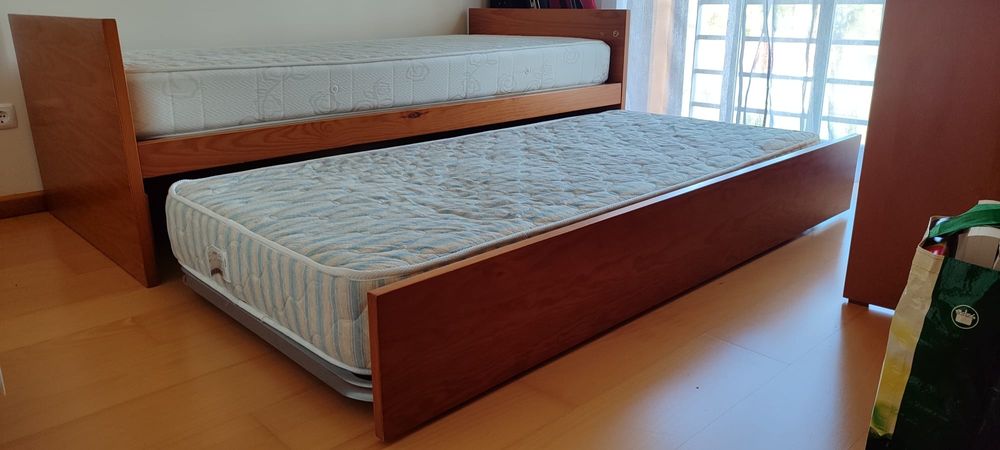 Cama solteiro dupla
