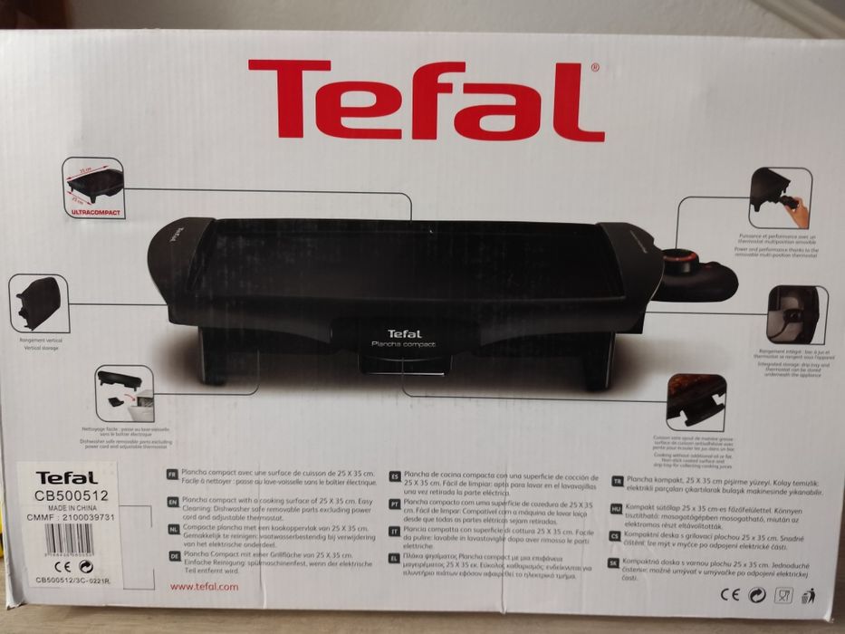 Grelhador tefal (novo na caixa)