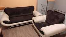 Zestaw Meble wypoczynkowe salonu pokoju biura itp. sofa kanapa + fotel