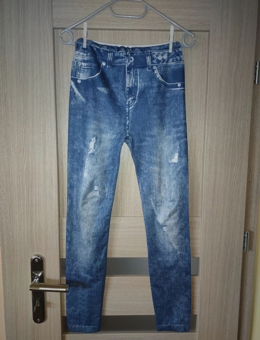 Legginsy elastyczne a'la jeans 36 S