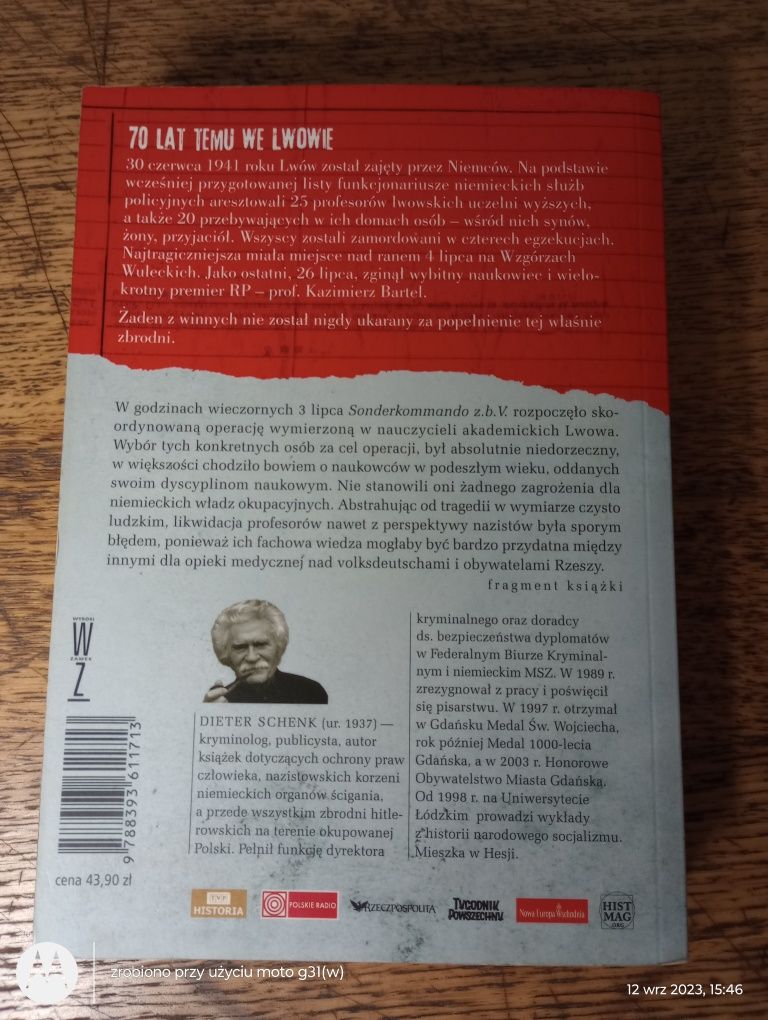 Noc morderców. Dieter Schenk