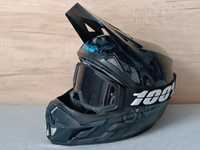 Kask fullface O'neal sonus strike + gogle 100%