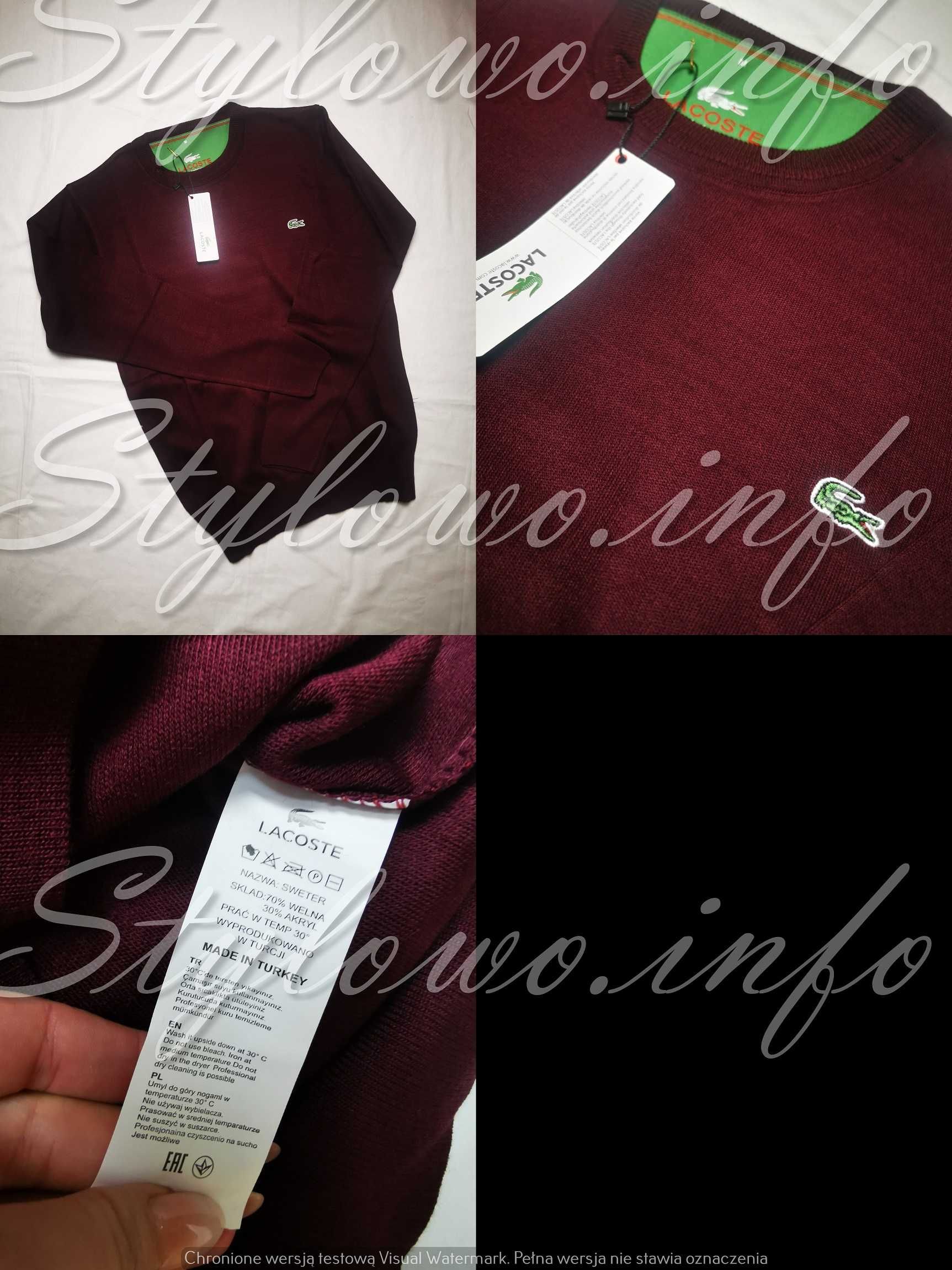 Sweter męski Armani Lacoste Ralph Lauren Polo nowość sweterek