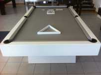 Bilhar / Snooker moderno branco NOVO
