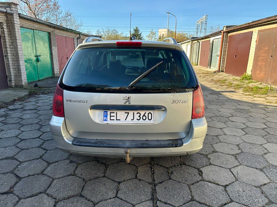 Peugeot 307  2005r. 2,0 HDI 90KM , Kombi, Hak , Klima