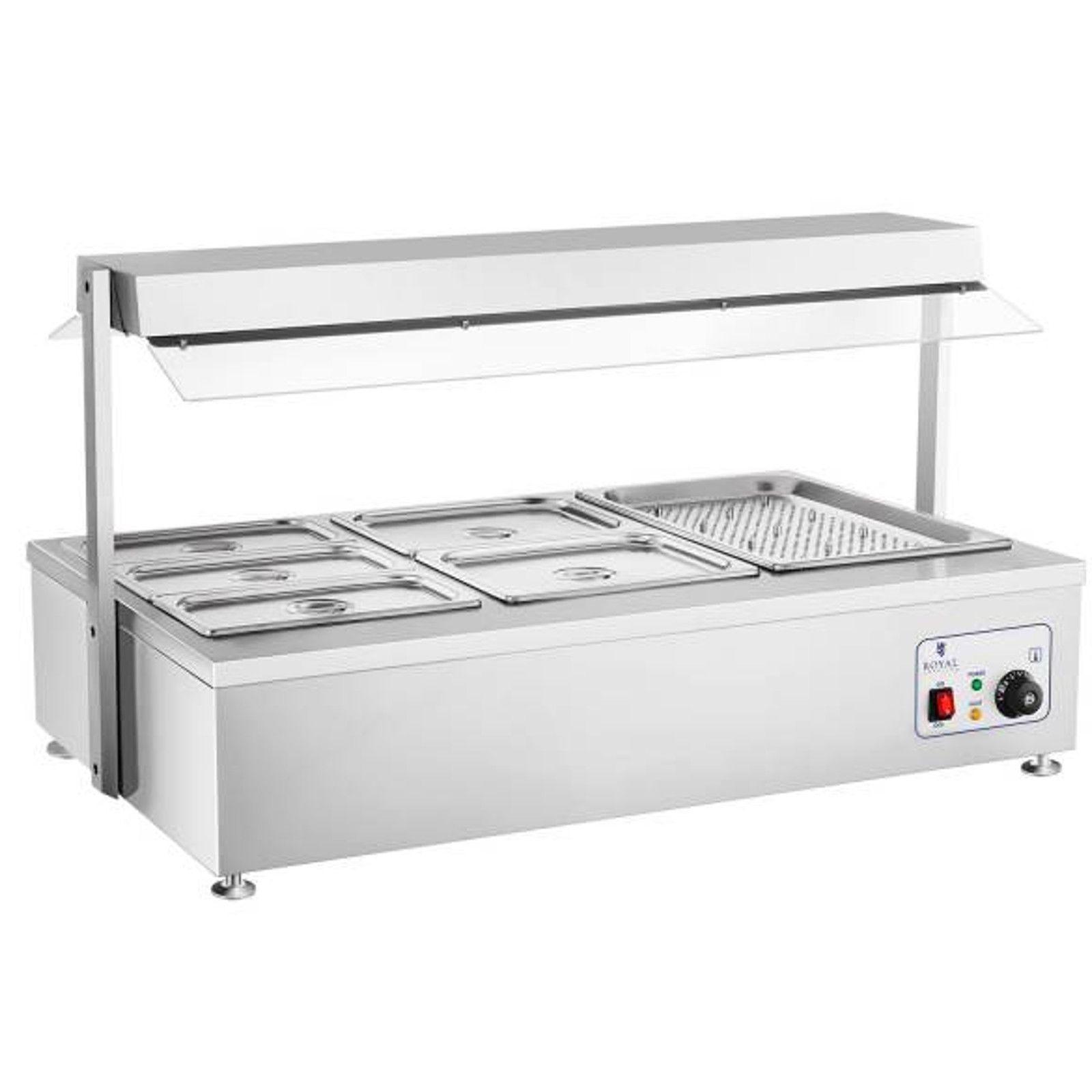 Suchy bemar podgrzewacz bez wody wolnostojący 6 x GN 150mm 55L