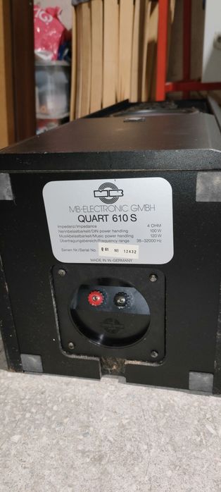 Kolumny głośnikowe MB Quart 610S