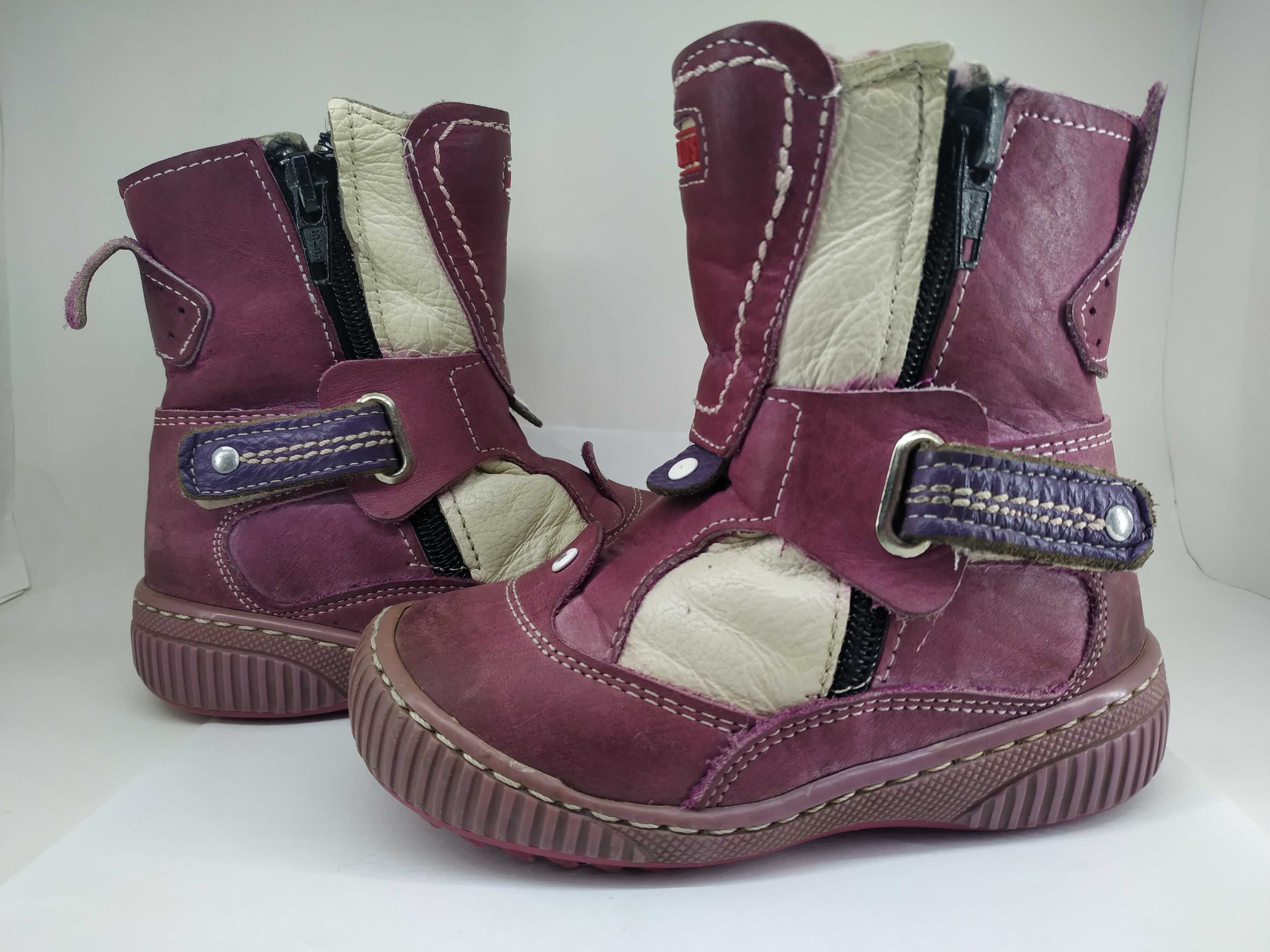 Ботинки зимние Geox обувь 30 и 22 размер зима для девочки натур. мех