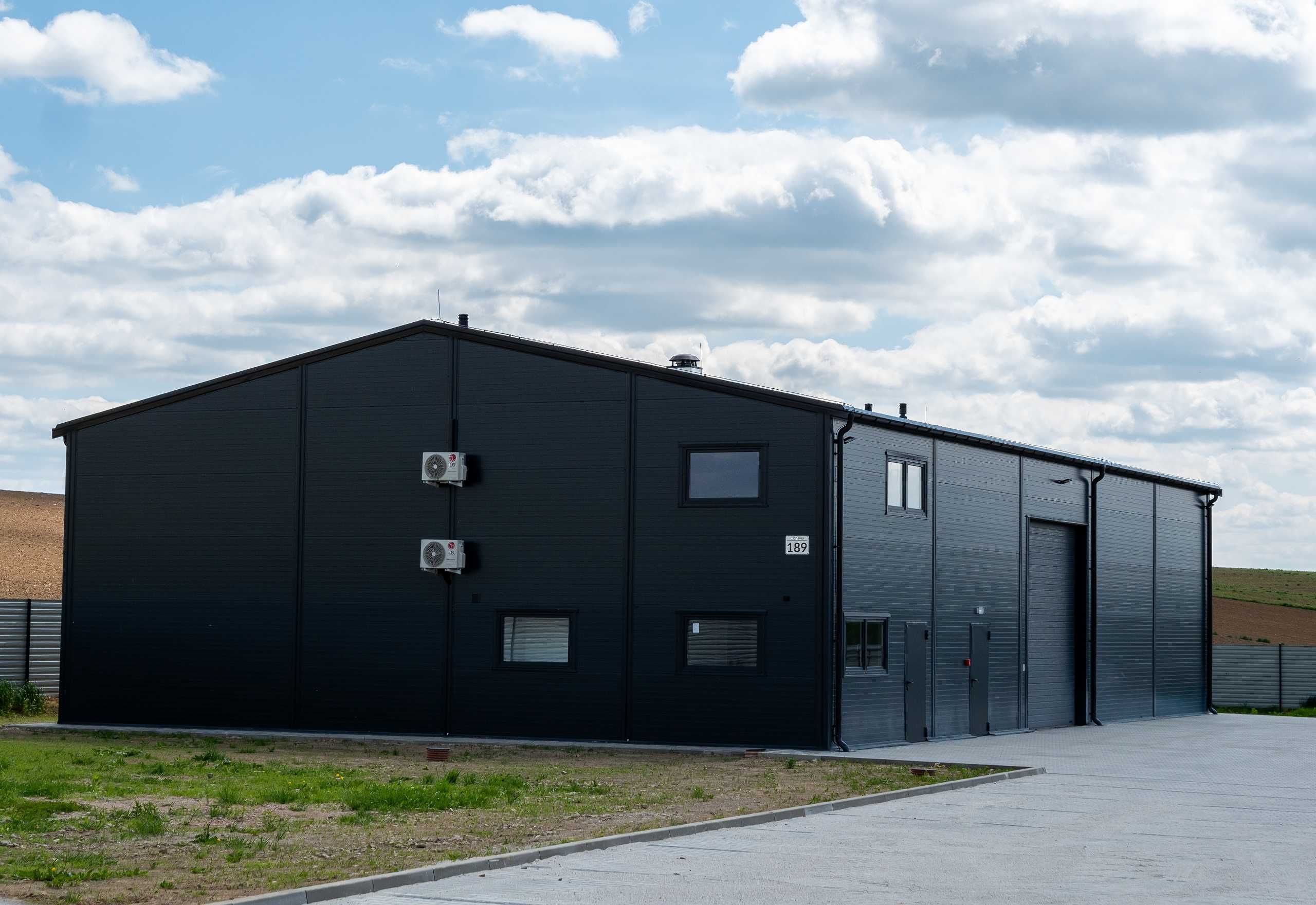 Hala Ocieplana 16x25x5,5m + Biuro Magazynowa Magazyn PIR Stalowa 400m2