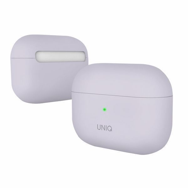 Uniq Etui Lino Airpods Pro Silicone Lawendowy/Lilac Lavender