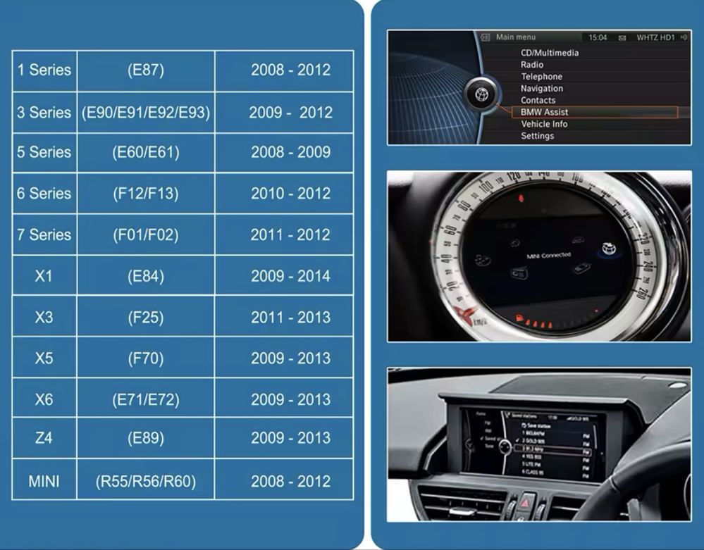 Carplay Android auto BMW, MINI