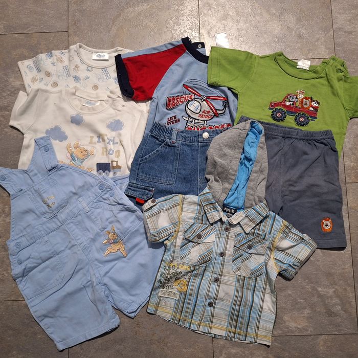 Letni zestaw dla chłopczyka 74-80