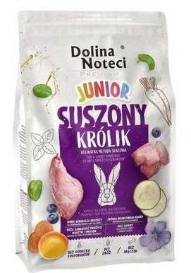 DOLINA NOTECI Premium Junior Suszony Królik - karma dla psa - 4 kg