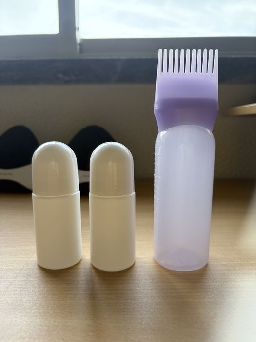 Aplicador Cabelo e Frascos Roll-on