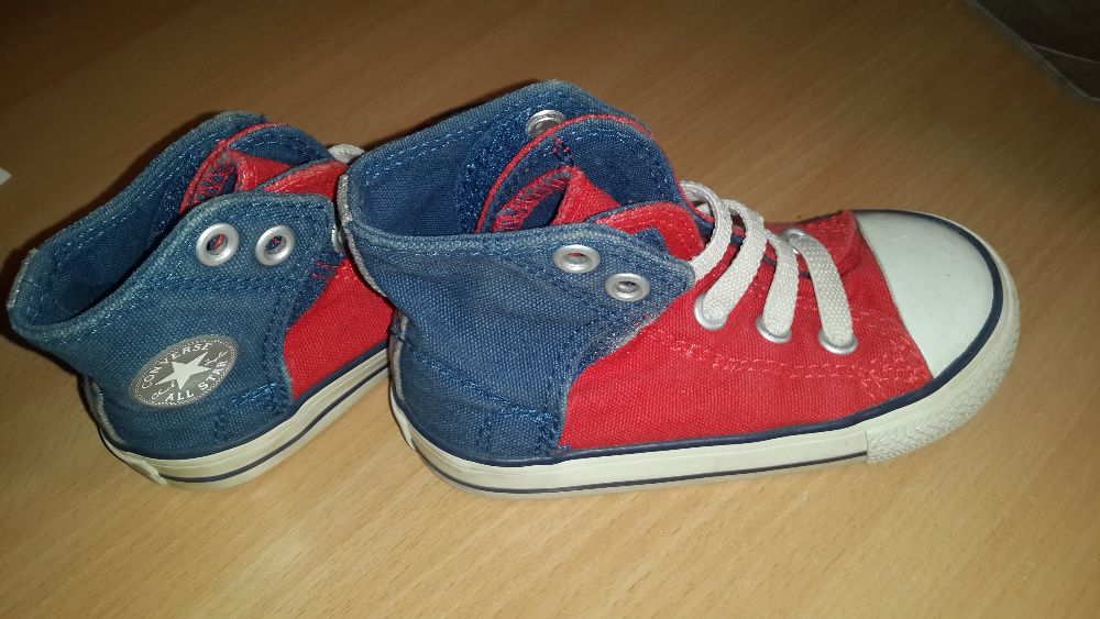 Кеды Converse на липучках стелька 14 см (размер 7)