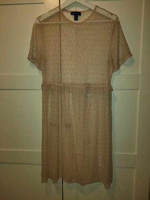 Przezroczysta sukienka, siateczka New Look L