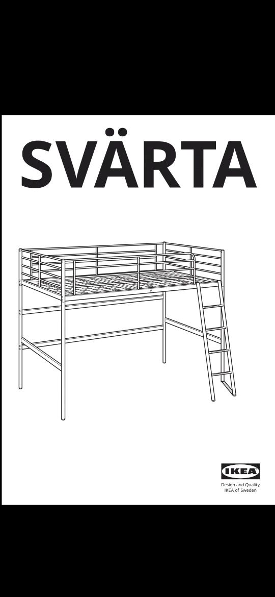 Cama IKEA Svarta