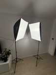 2x SOFTBOX z oswietleniem