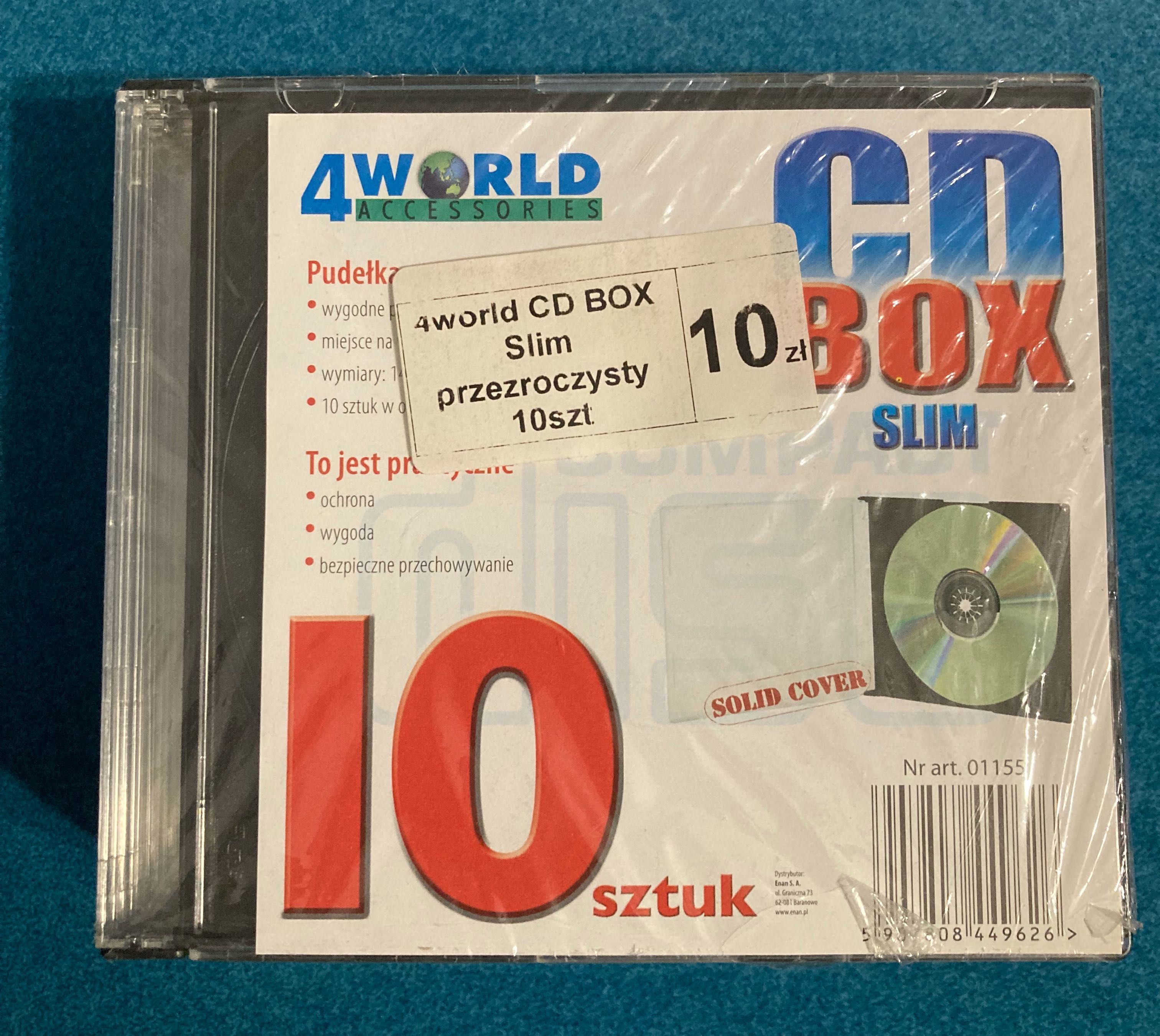 Pudełka CD Slim 10szt