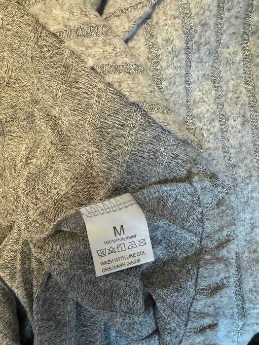 Сукня міді С-М тепла мʼяка кльош в рубчик плаття вʼязане на запах нова