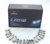 KIT COMPLETO DE 20 LÂMPADAS LED INTERIOR PARA MERCEDES CLASE C W204 C200 C220 C230 C250 C280 C300 C