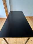 Biurko z blatem LINNMON 150 cm - czarne