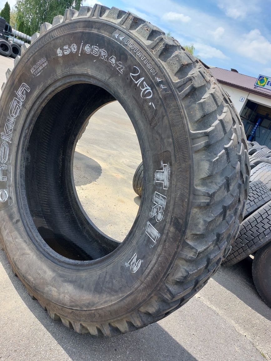 650/65R42 Nokian opona używana rolnicza