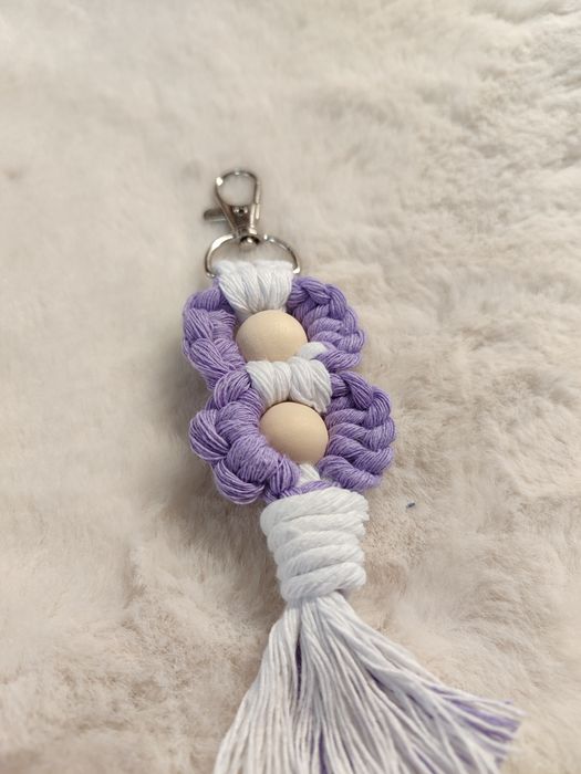 Porta chaves macramé