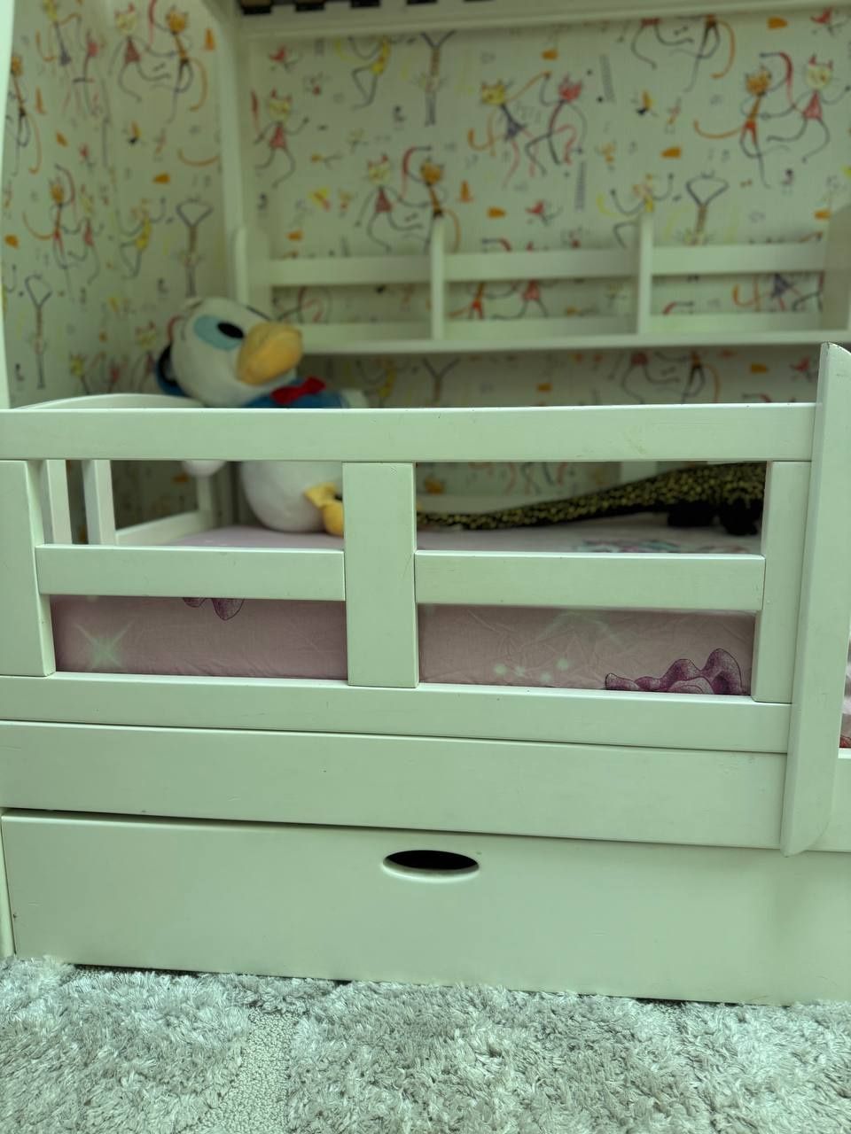 Ліжко двоярусне , ольха , біла