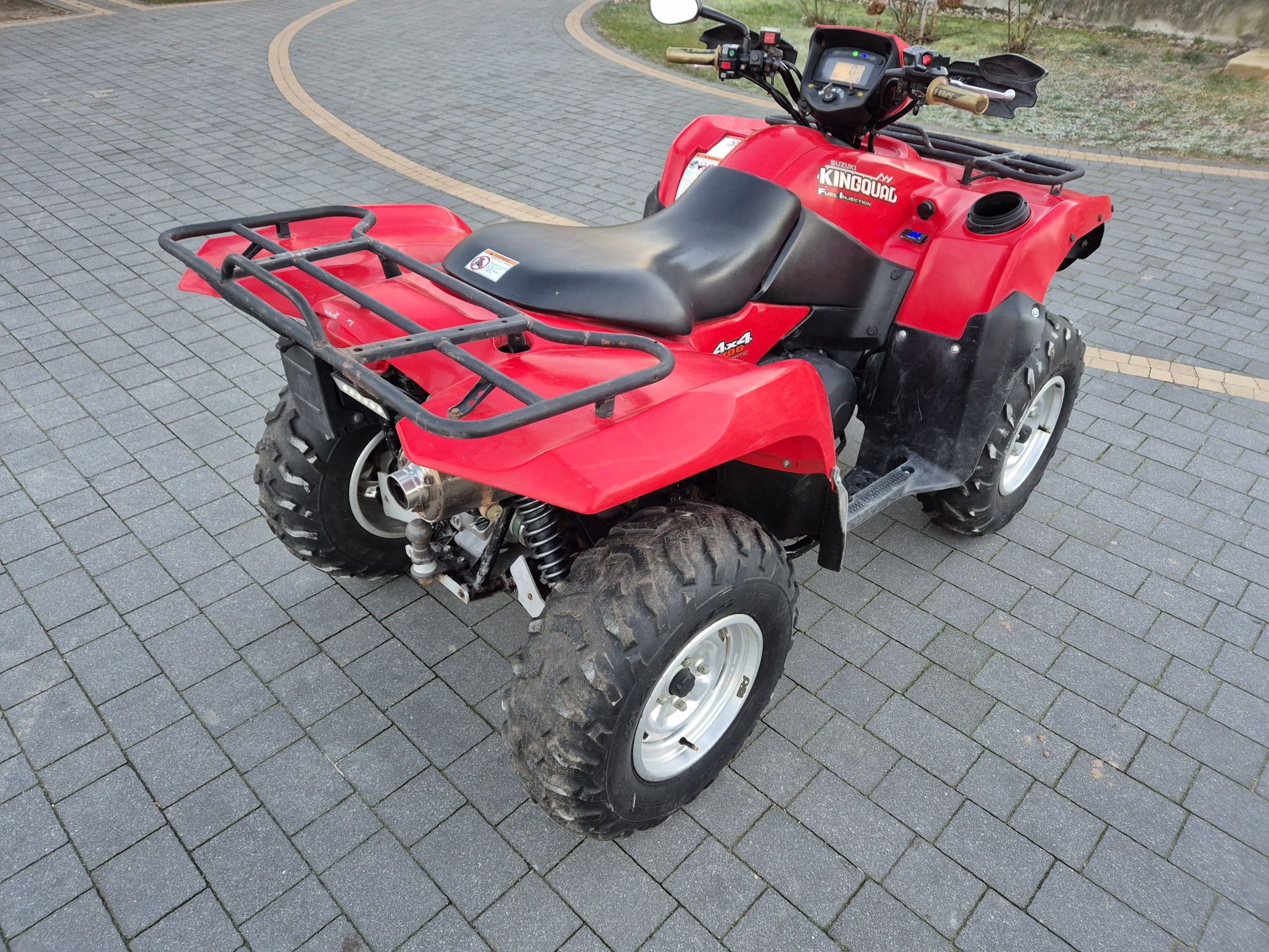 Kingquad LTA 700 silnik plastiki mosty półosie lampy koła