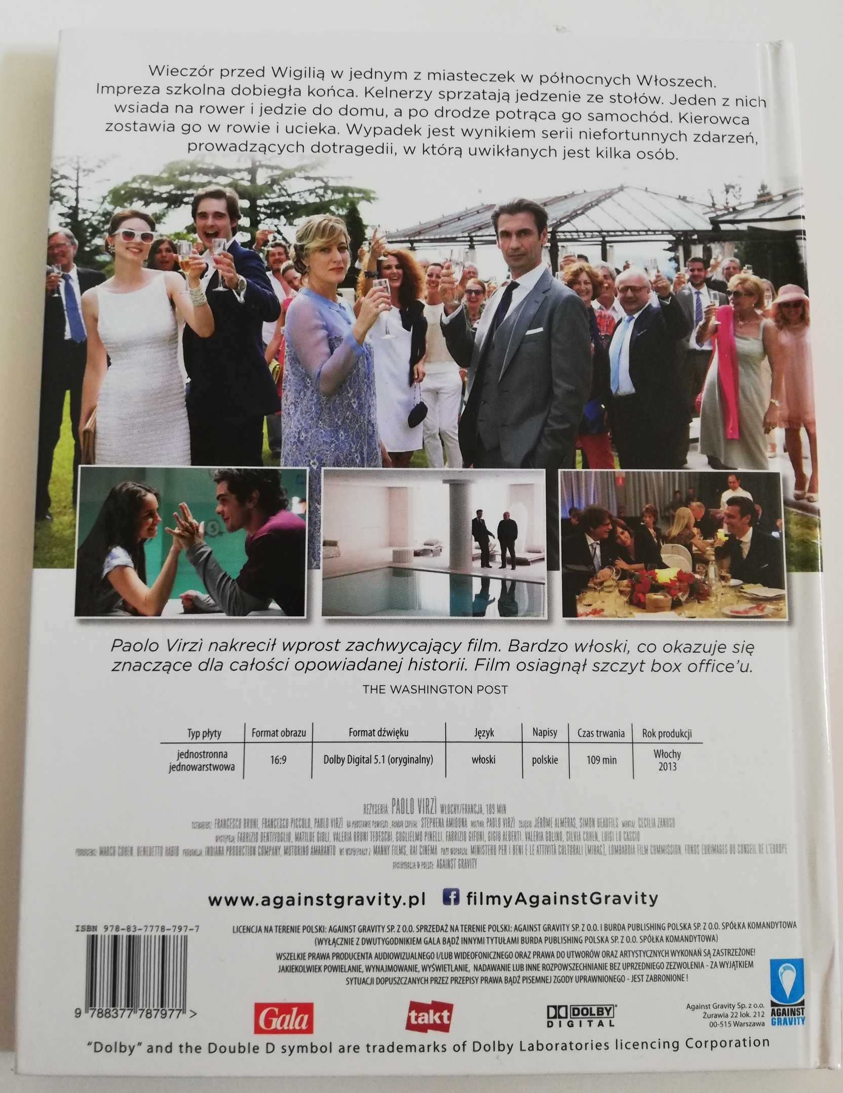 Kapitał ludzki film włoski dvd z książeczką
