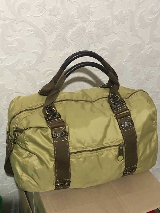 Сумка велика Kipling  з мавпою зелена