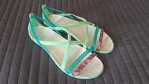 Crocsy Isabella W9 39-40 turkusowe