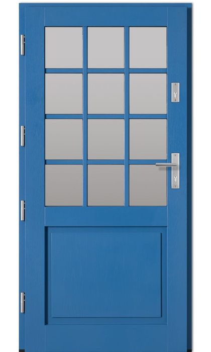 Drzwi zewnętrzne dębowe