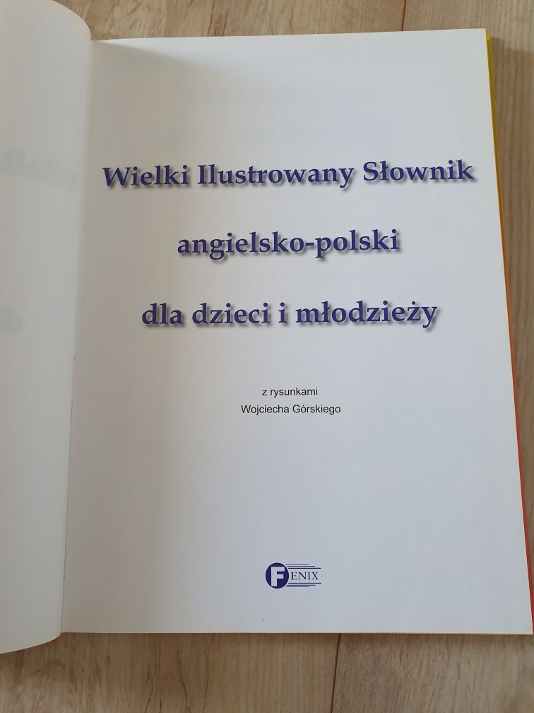 Słownik ilustrowany angielsko-polski dla dzieci