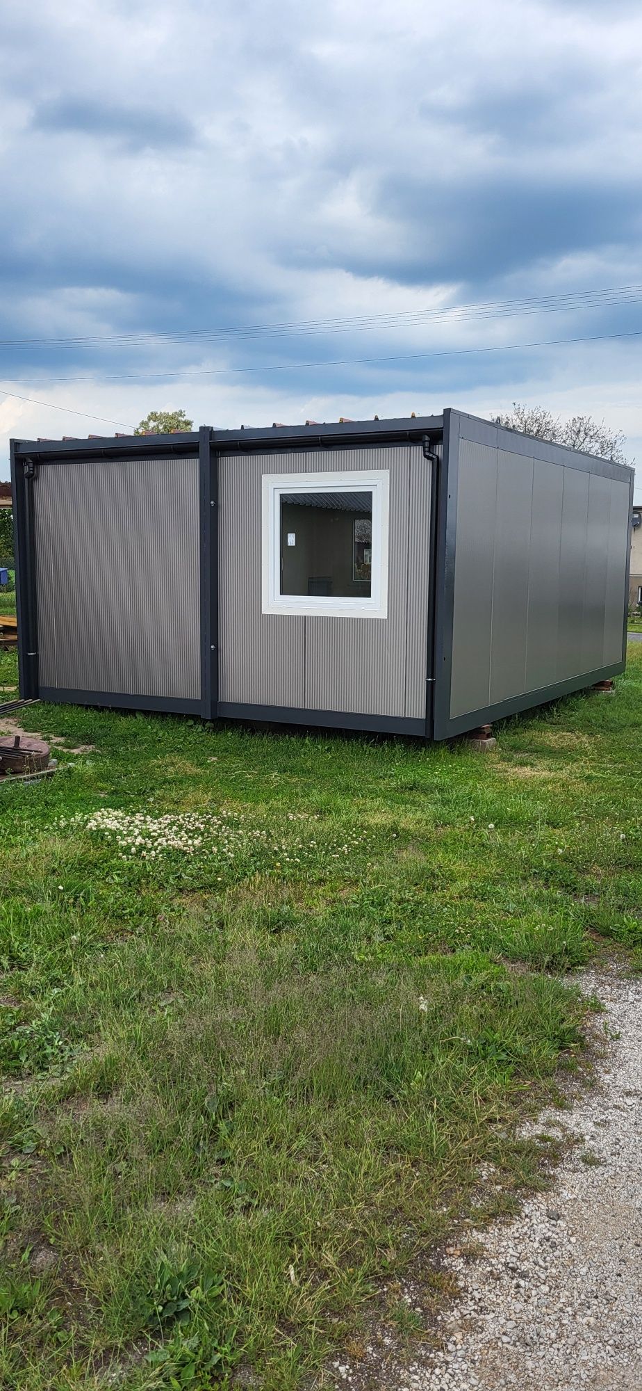 Kontener Biurowy Duo Socjalny Budowlany Pawilon Domek 30m2