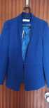 Blazer cintado azul