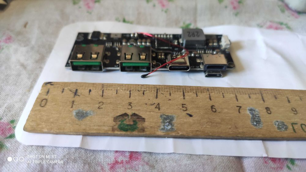 Модуль Powerbank SW6206, 5xUSB, 22.5W