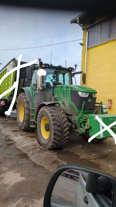 Ciągnik rolniczy John deer 6195R Tuz Wom