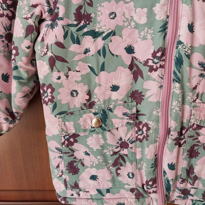 Kurtka zimowa ocieplana dla dziewczynki, rozm. 98