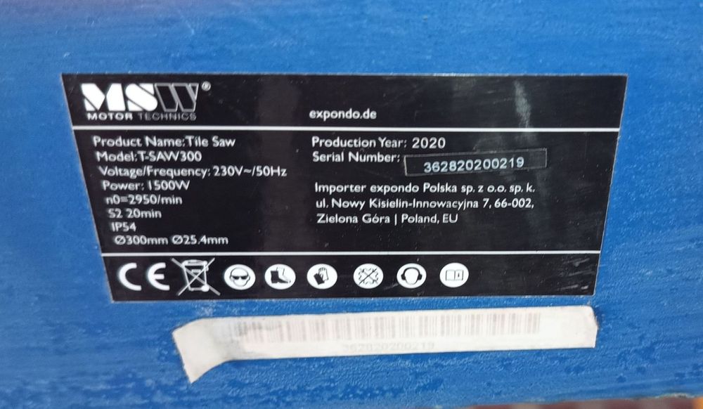 Przecinarka do glazury.