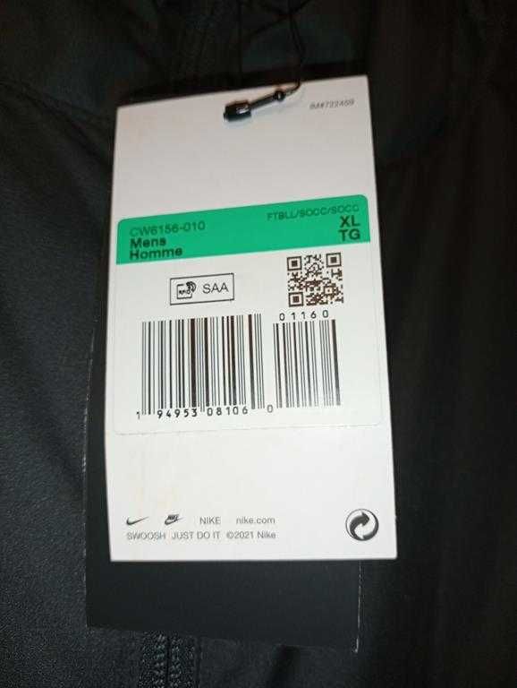 Męska kurtka parka płaszcz Nike CW 6.1.5.6-010 rozmiar XL