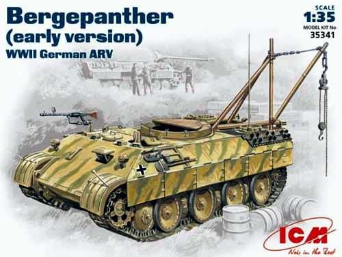 Сборная пластиковая модель танка Bergepanther Sd.Kfz.179 от ICM (1:35)